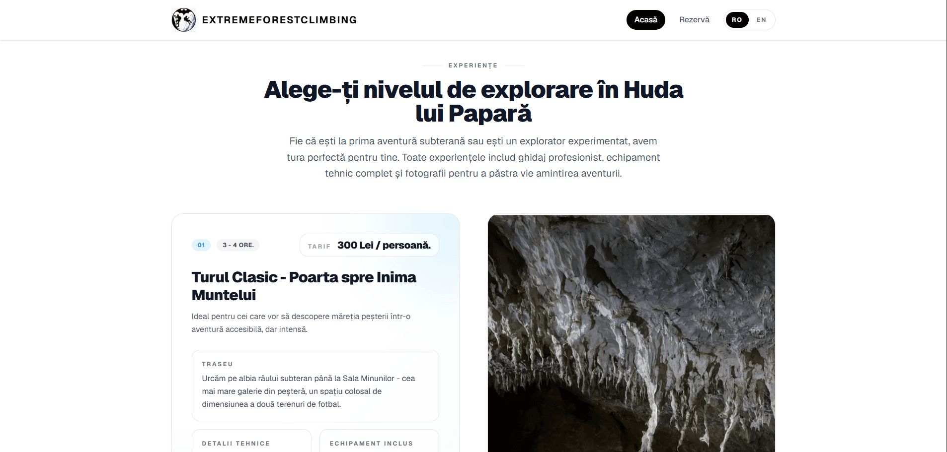 Visit Hudalu lui Papara experiences page